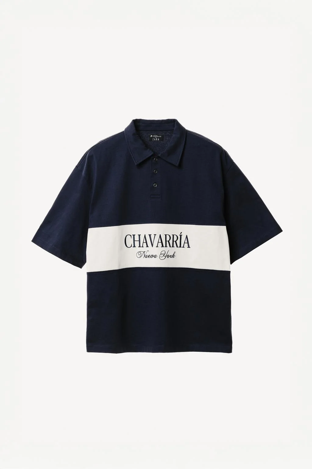 Вышитая поло с цветблоком WILLY CHAVARRIA X ZARA