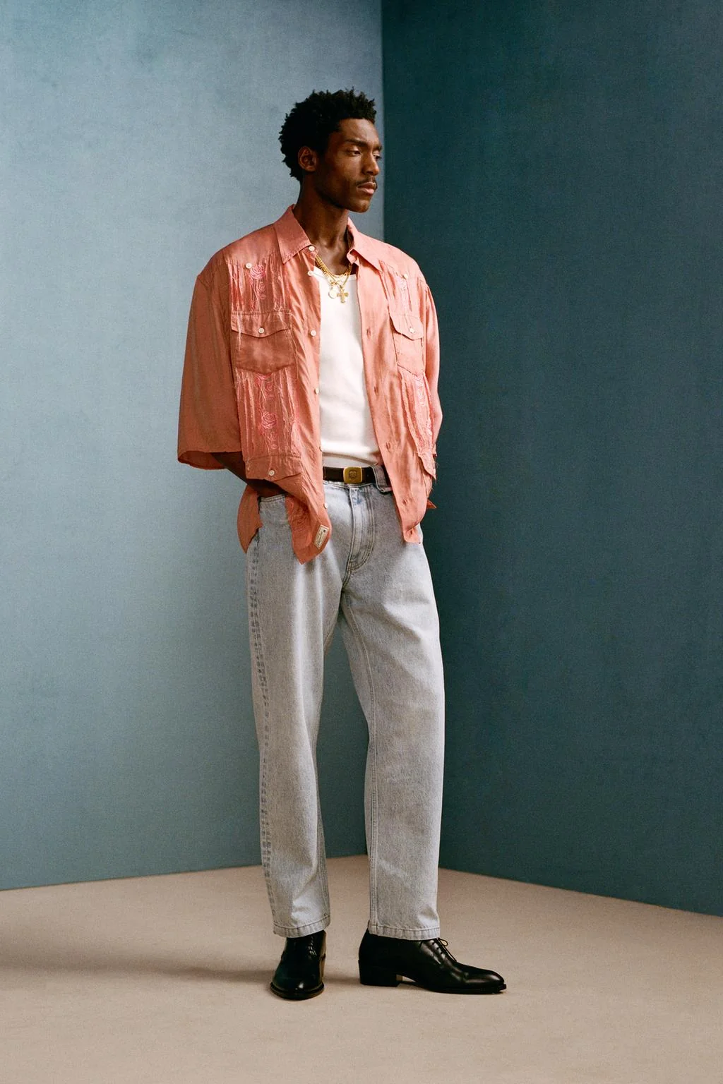 Кожаные классические туфли WILLY CHAVARRIA X ZARA