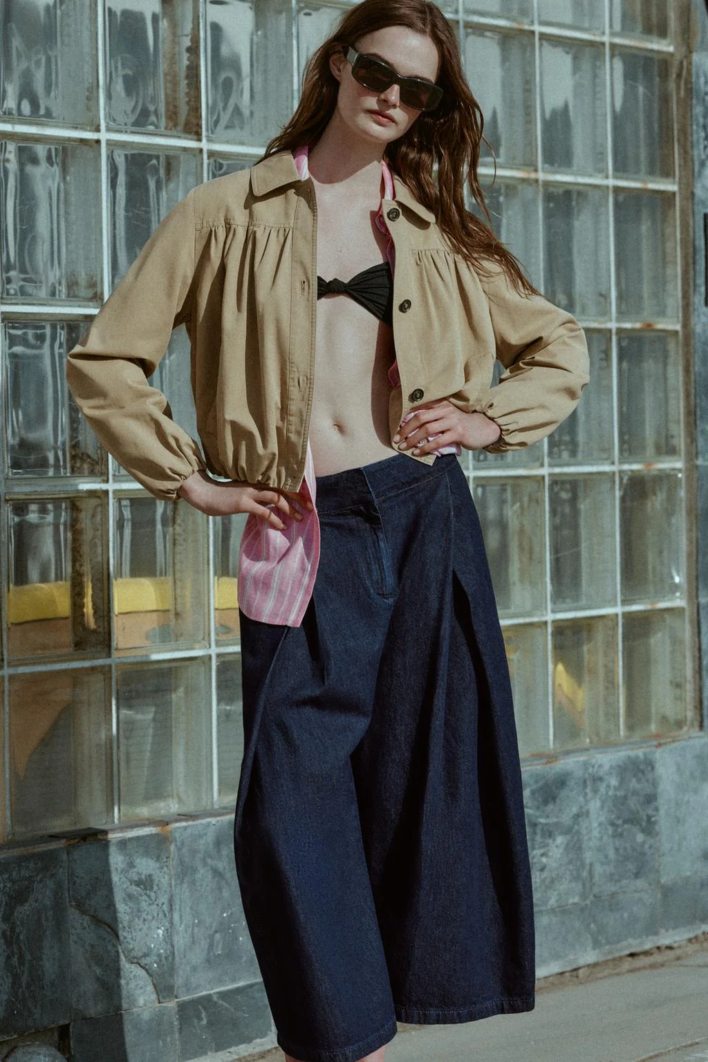 Куртка с пышными рукавами