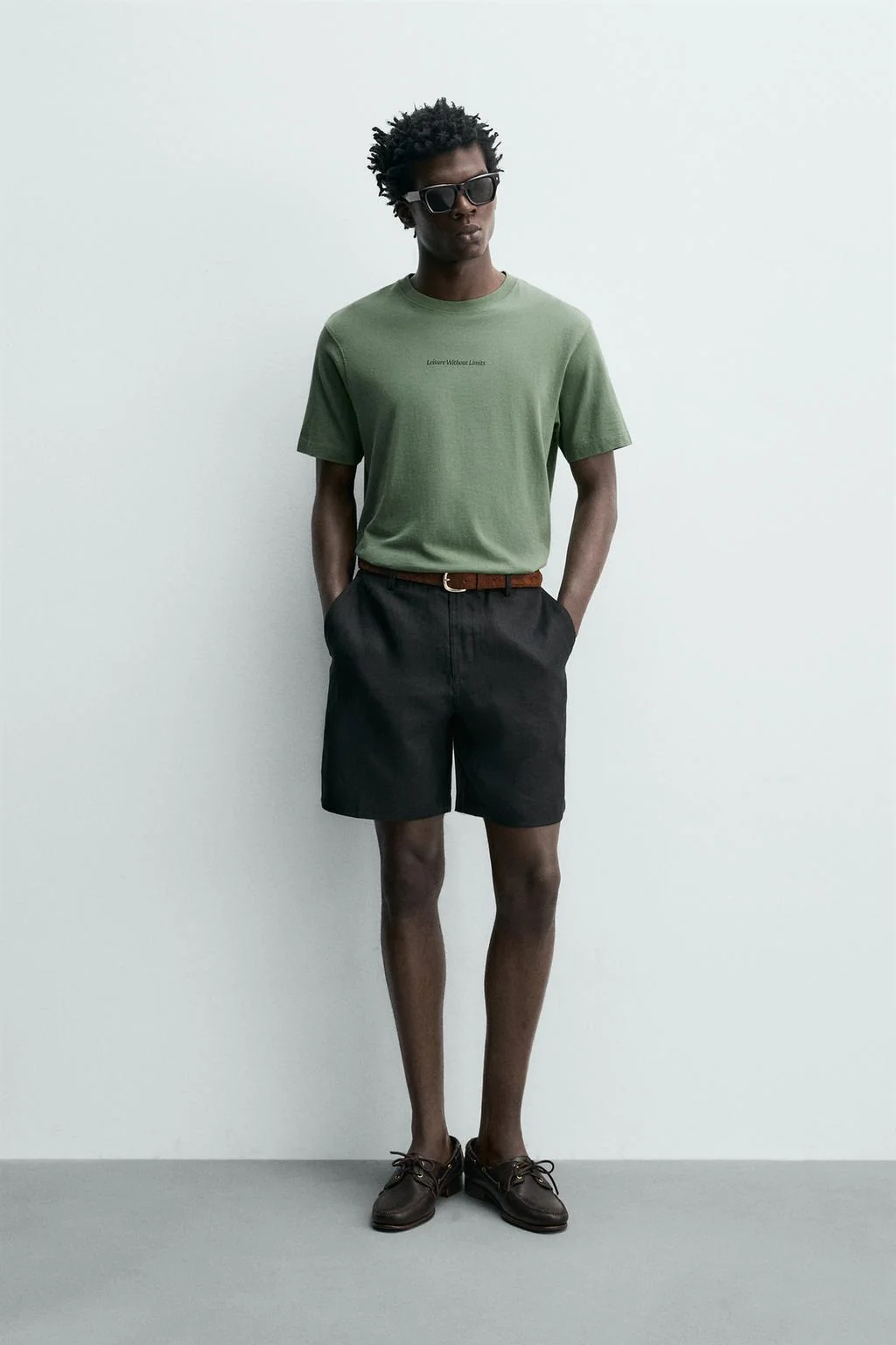 Футболка с контрастным принтом — С принтом