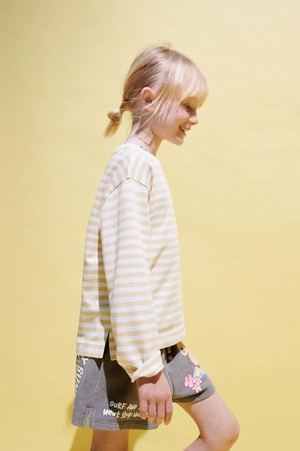 Шорты-бермуды с эффектом стирки CAPYBARA CAPYFUN ©