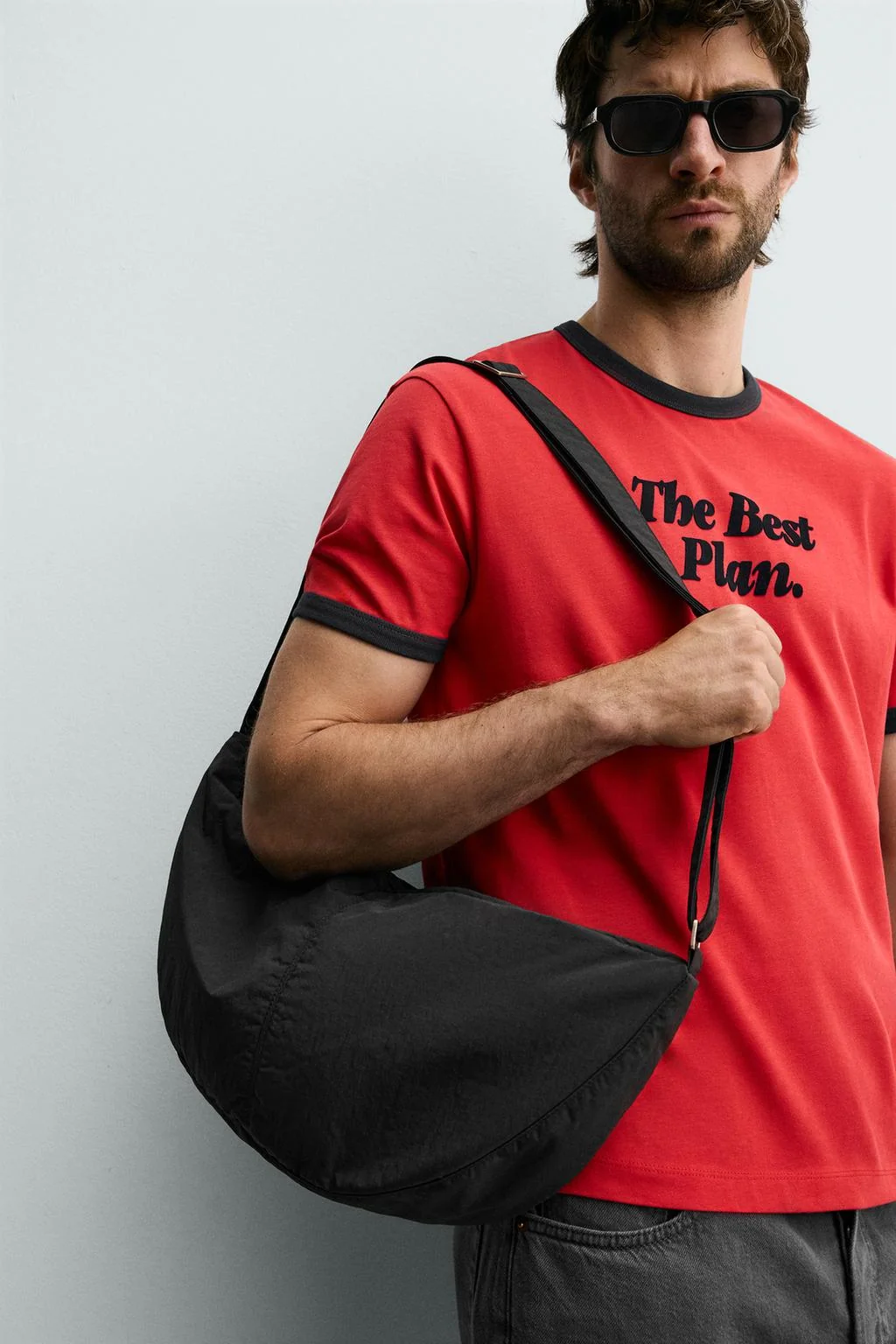 M NYLON SHOULDER BAG