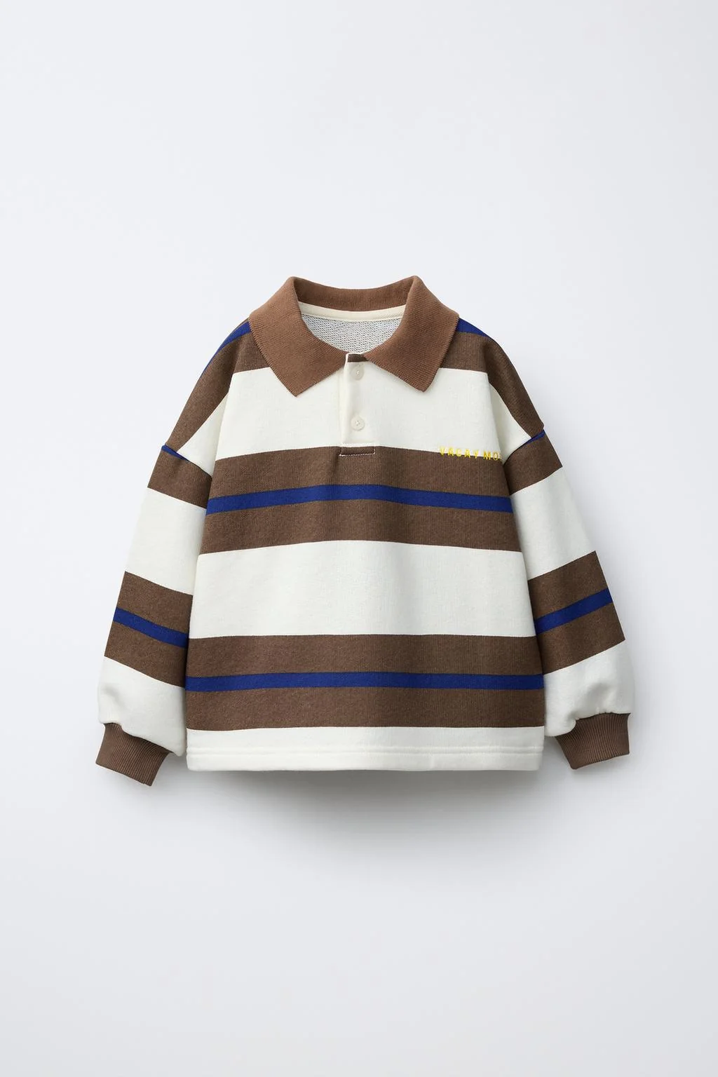 Полосатая поло-толстовка — Свитшоты