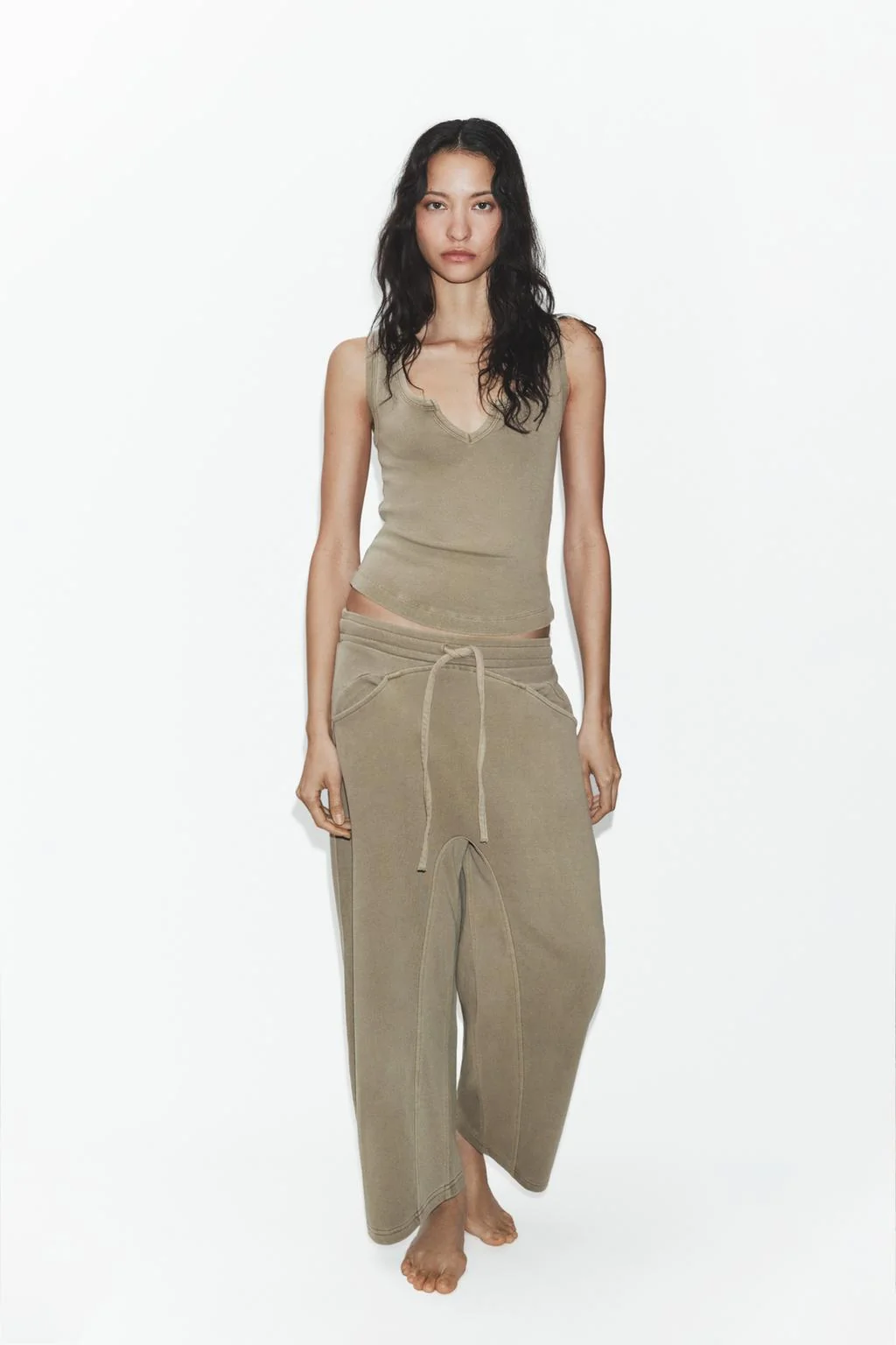 Топ с эффектом потёртости рустик