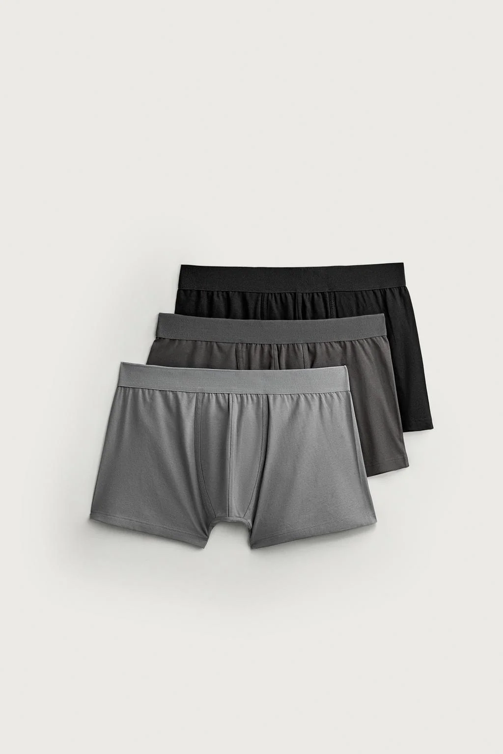 3-PACK OF RIBBED BOXER BRIEFS