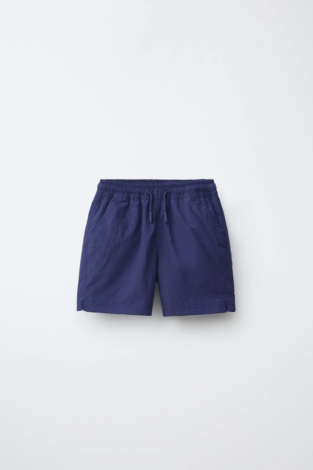 PLAIN NYLON BERMUDA SHORTS