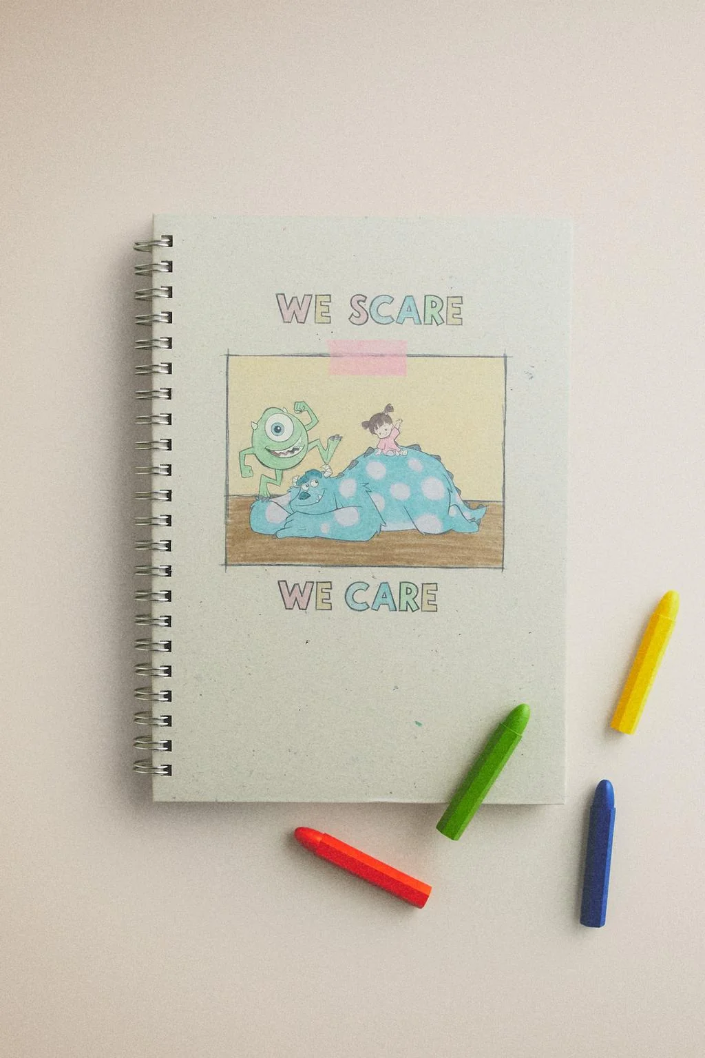 Детский блокнот формата A4 Monsters, Inc. ©Disney/Pixar