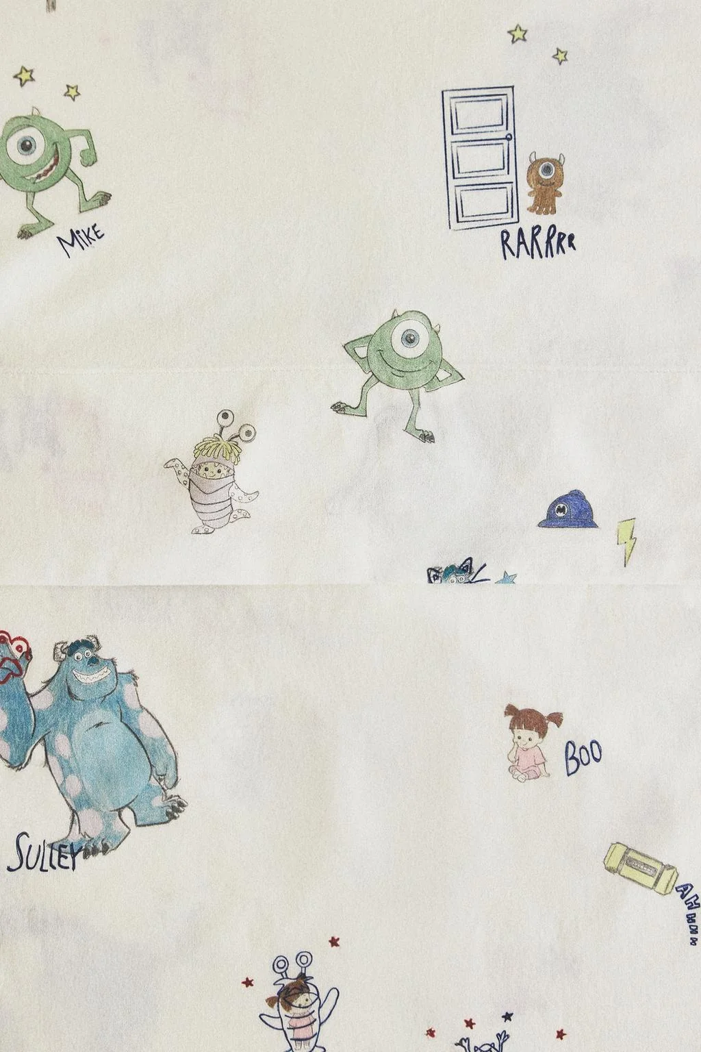 Детская простыня MONSTERS, INC. ©DISNEY/PIXAR