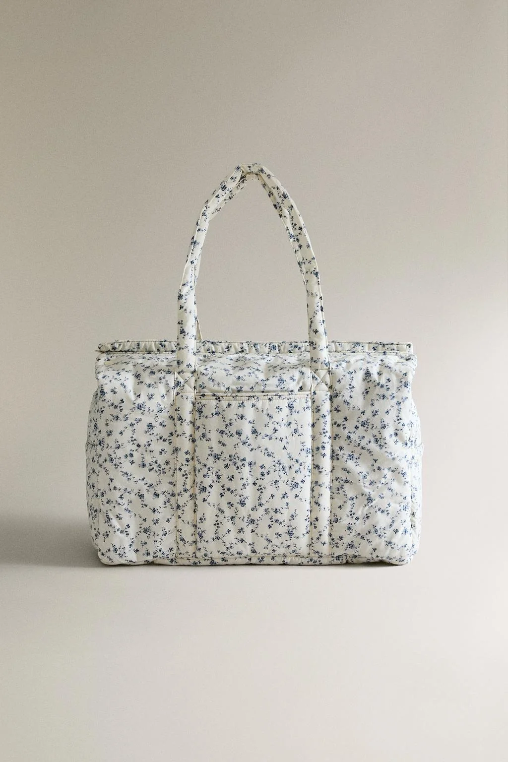 Синяя цветочная хлопковая сумка для беременных — Материнские рукзаки и толкушки