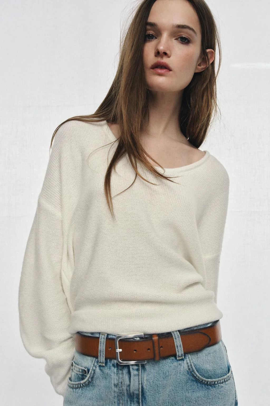 Кожаный ремень 100% с эффектом потёртости