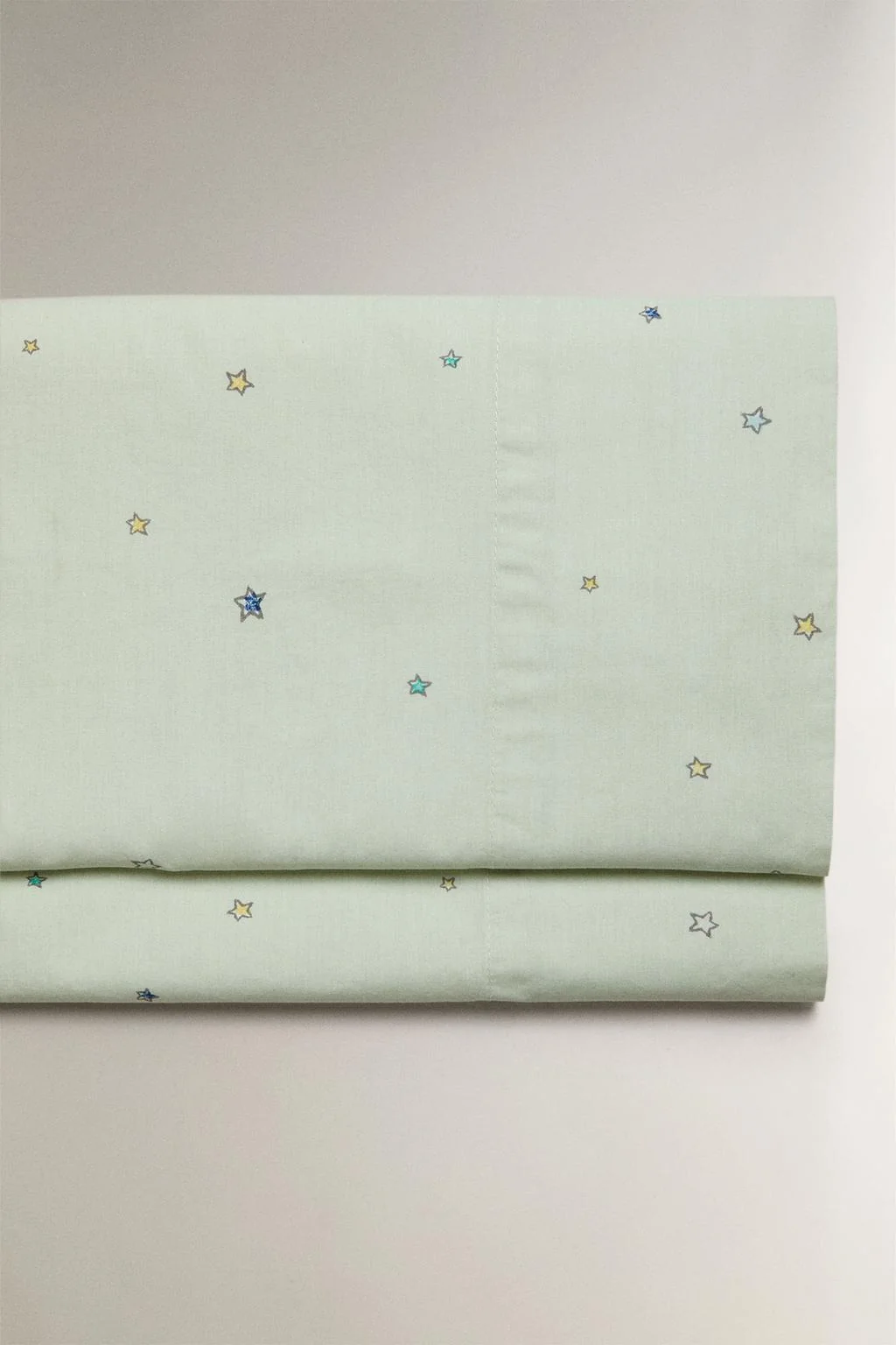 KIDS' STARS COTTON FLAT SHEET