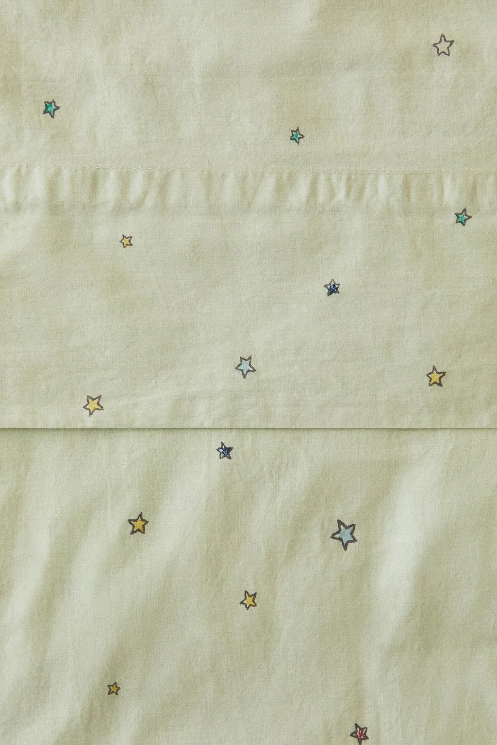 KIDS' STARS COTTON FLAT SHEET
