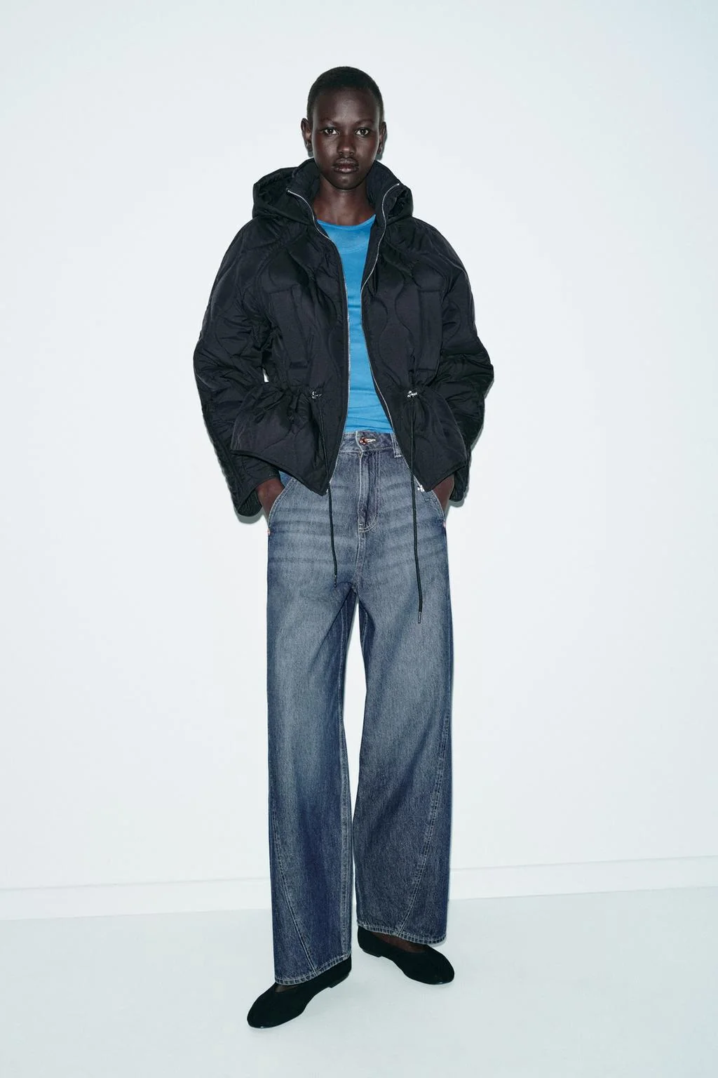 Пуховик с капюшоном — Верхняя одежда