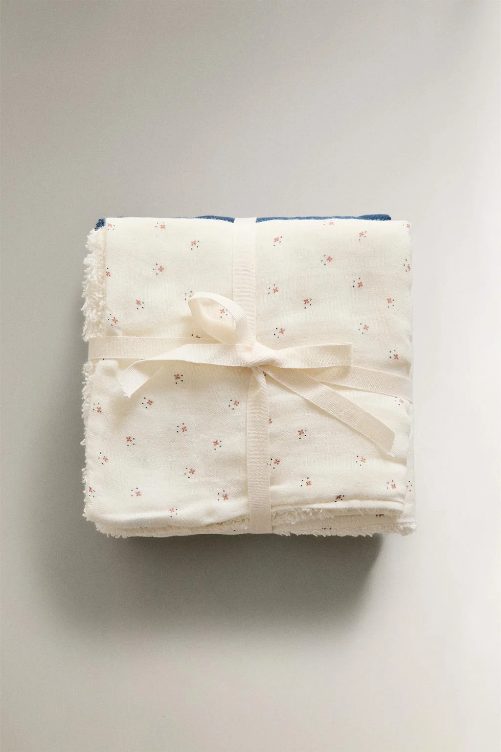 Набор из 3 мини-полотенец для младенцев с цветочным принтом — Полотенца и принадлежности для ванной для новорожденных