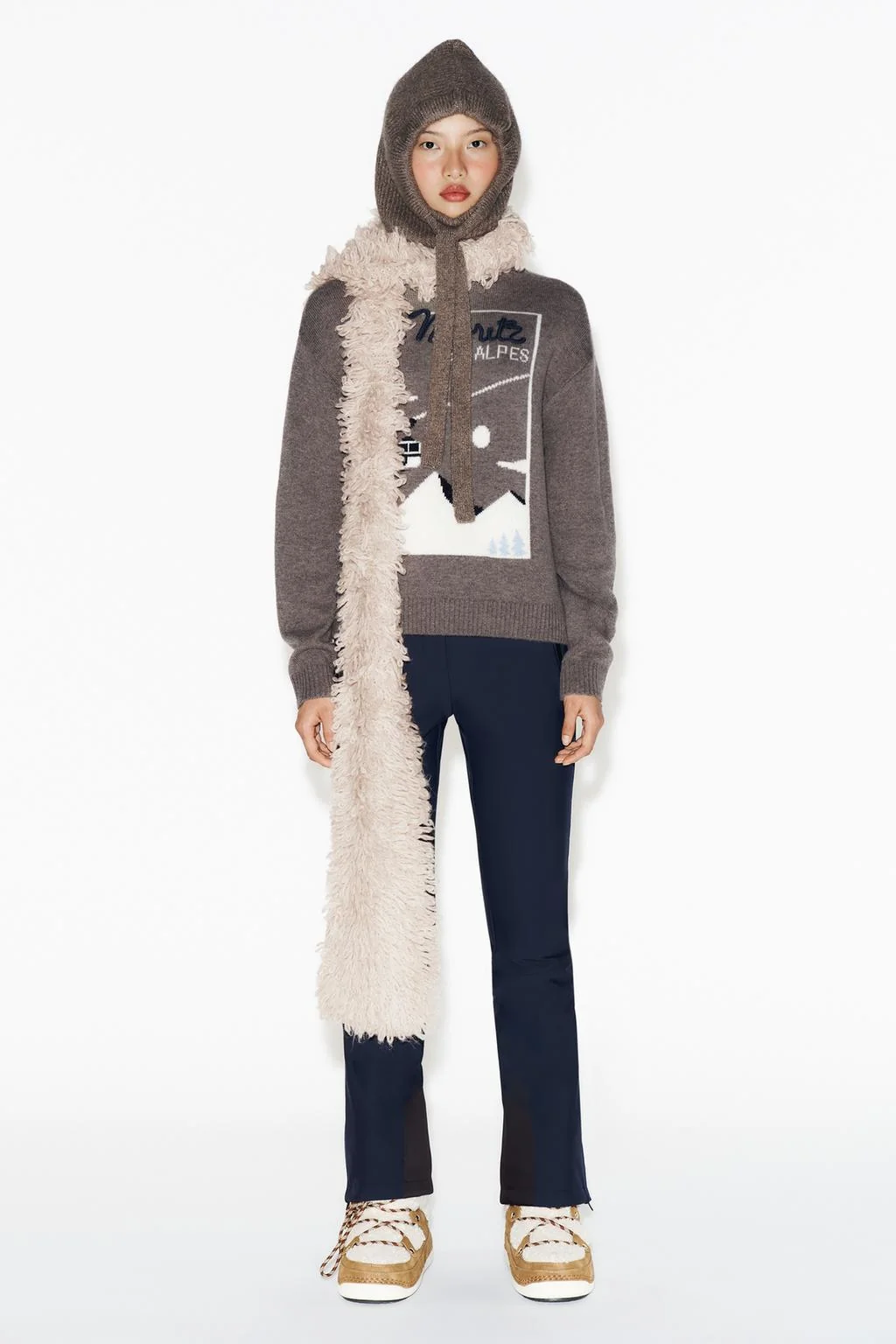 Сочетанные ботинки до щиколотки — коллекция для лыж — Коллекция