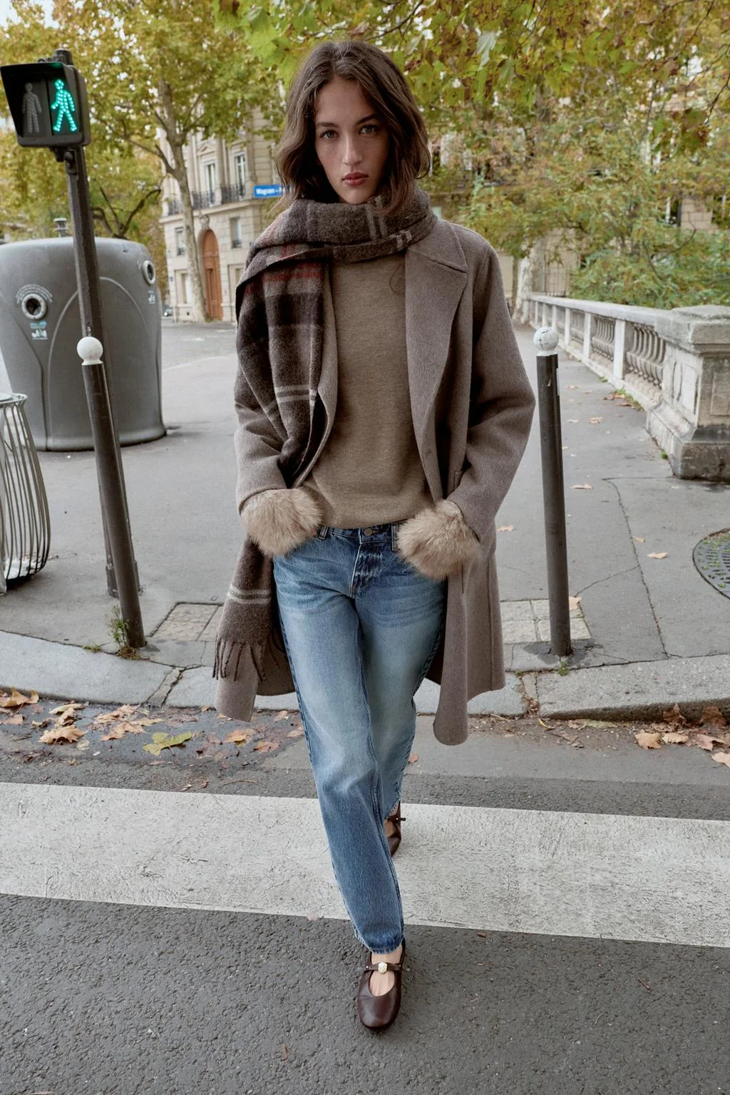 Мягкие кожаные балетки