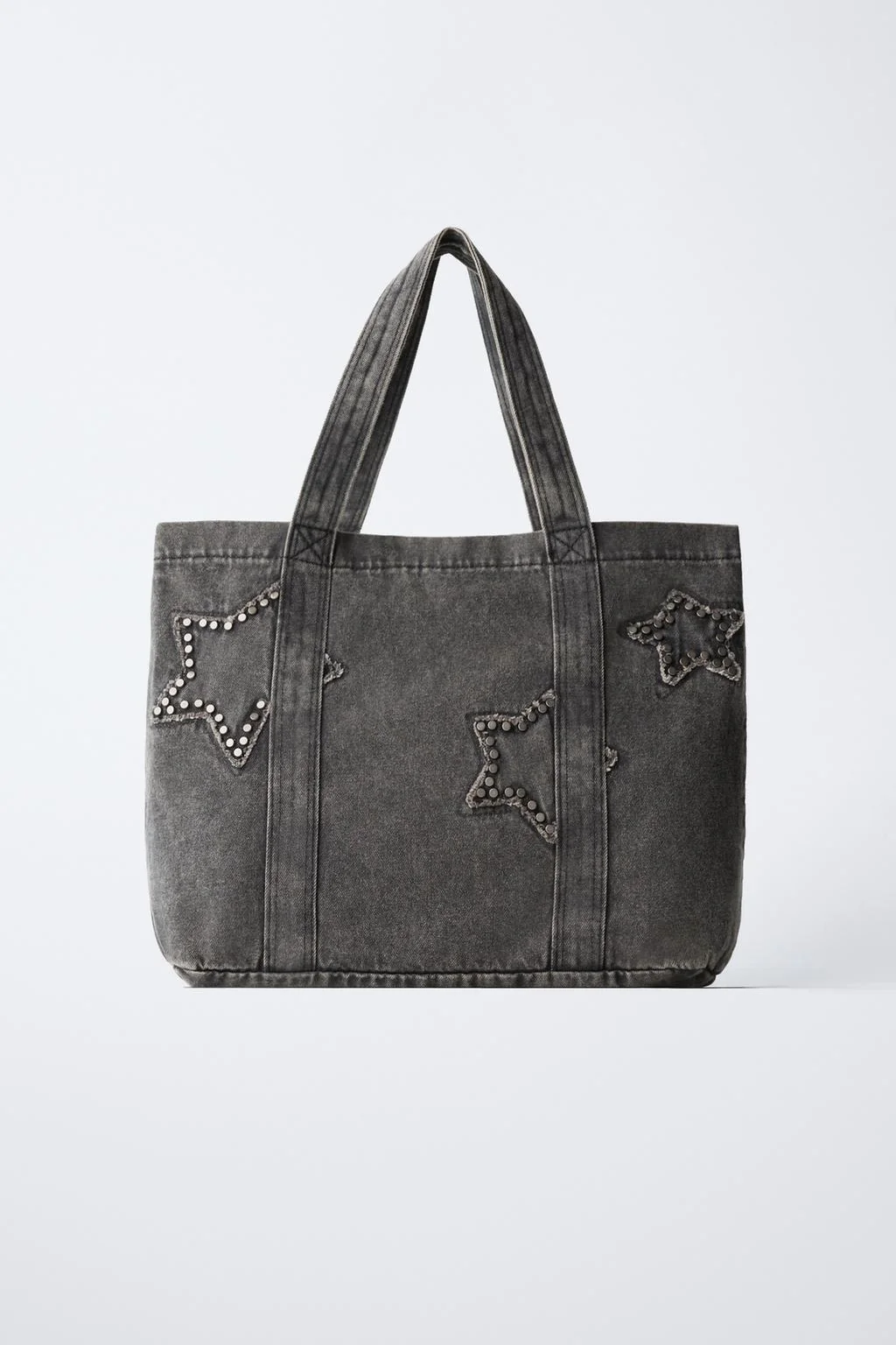 DENIM STAR TOTE BAG