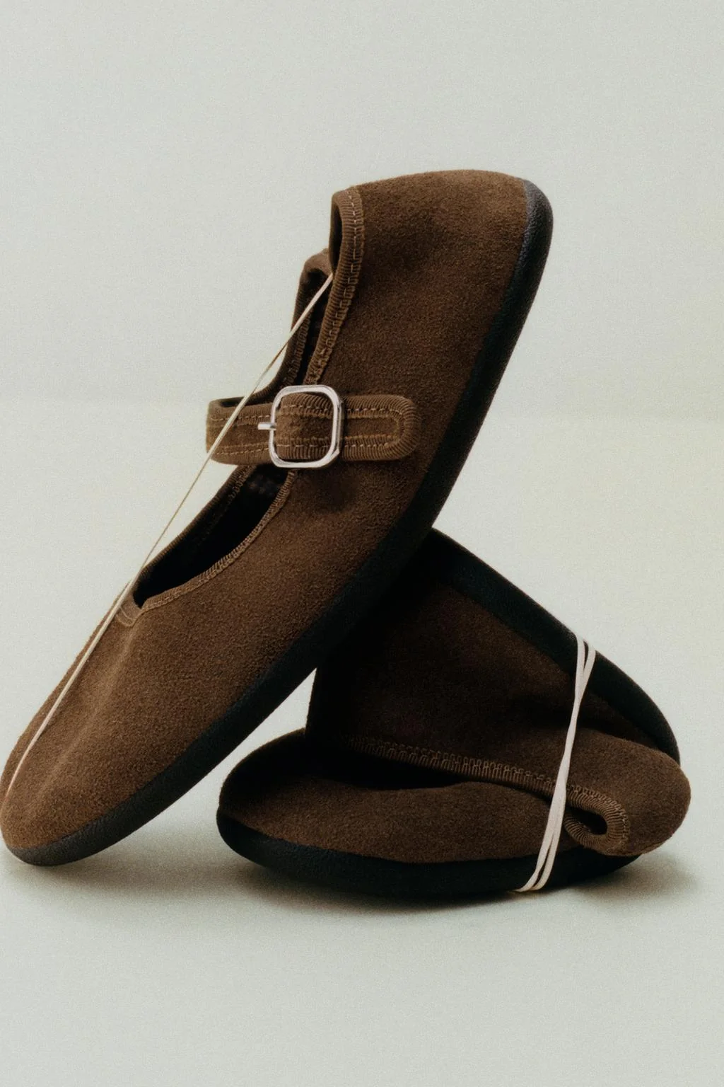 BAREFOOT LEATHER BALLET FLATS