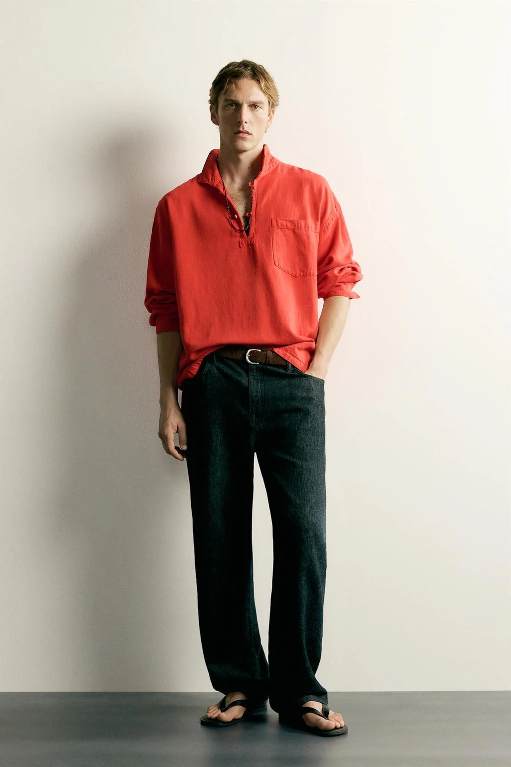 Поло relaxed fit