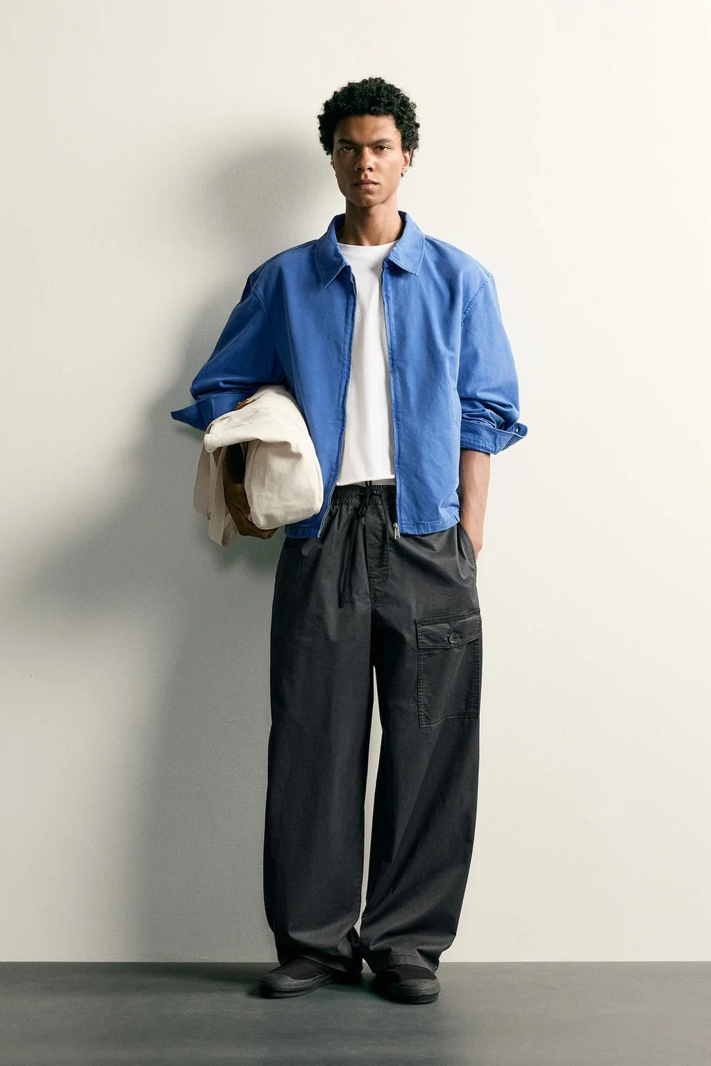Брюки relaxed fit cargo