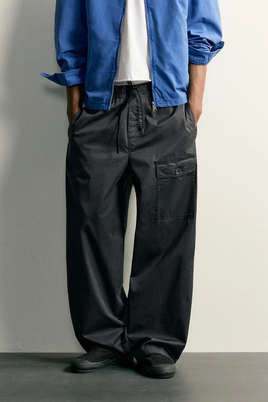Брюки relaxed fit cargo