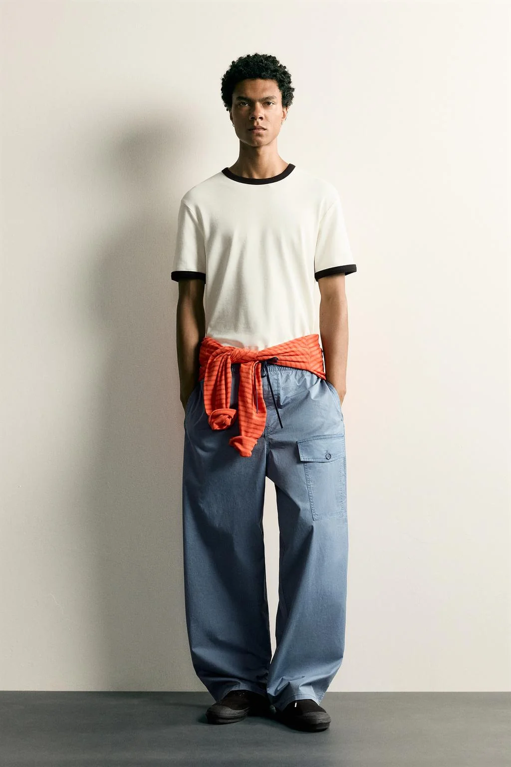 Брюки relaxed fit cargo