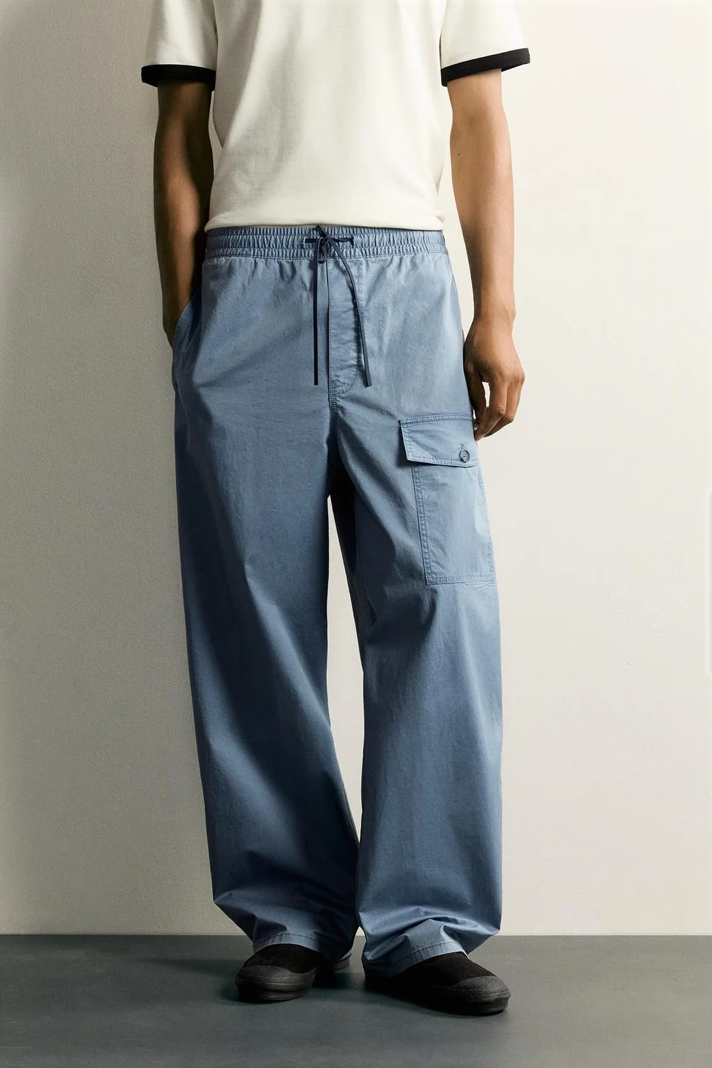 Брюки relaxed fit cargo