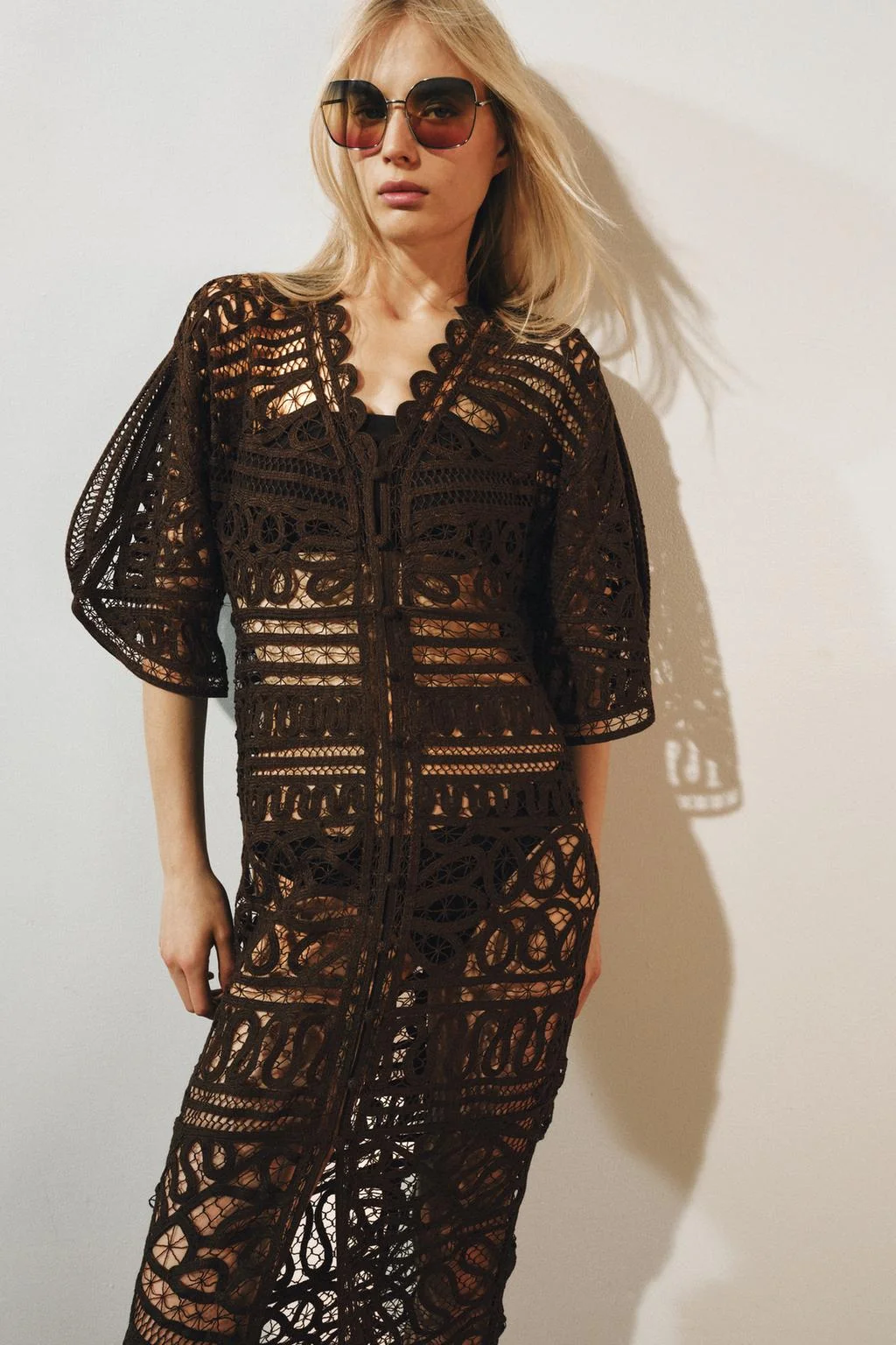 ZW COLLECTION Длинное платье, связанное крючком