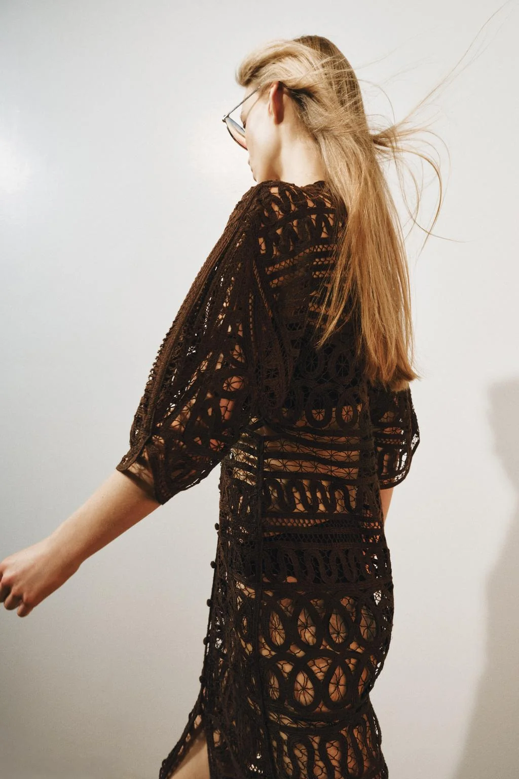ZW COLLECTION Длинное платье, связанное крючком
