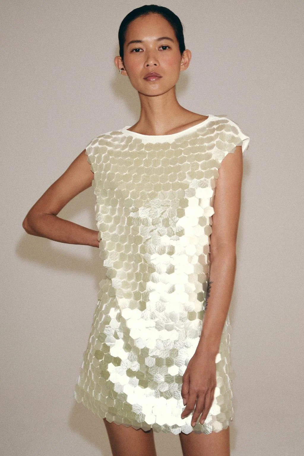 ZW COLLECTION короткое платье с пайетками