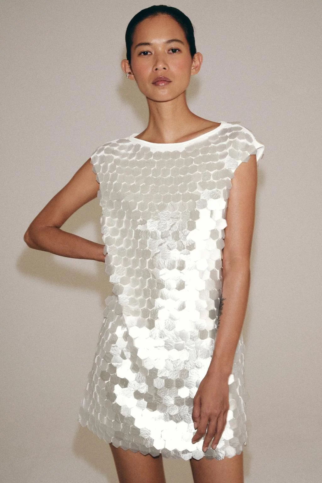 ZW COLLECTION короткое платье с пайетками