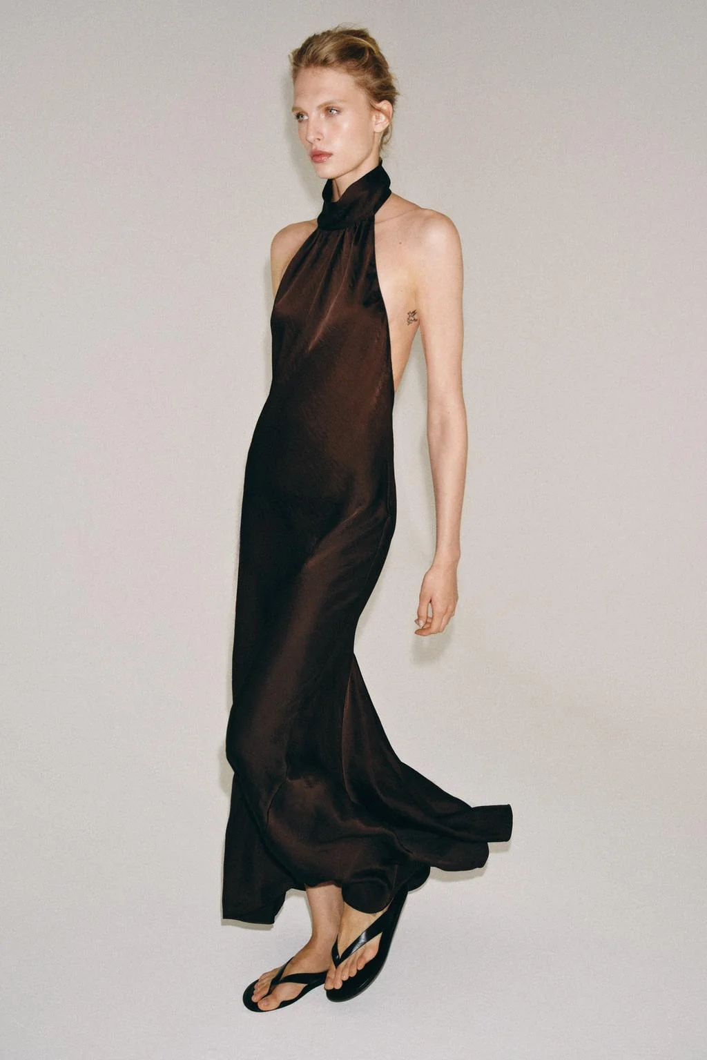 ZW COLLECTION длинное платье с халтером