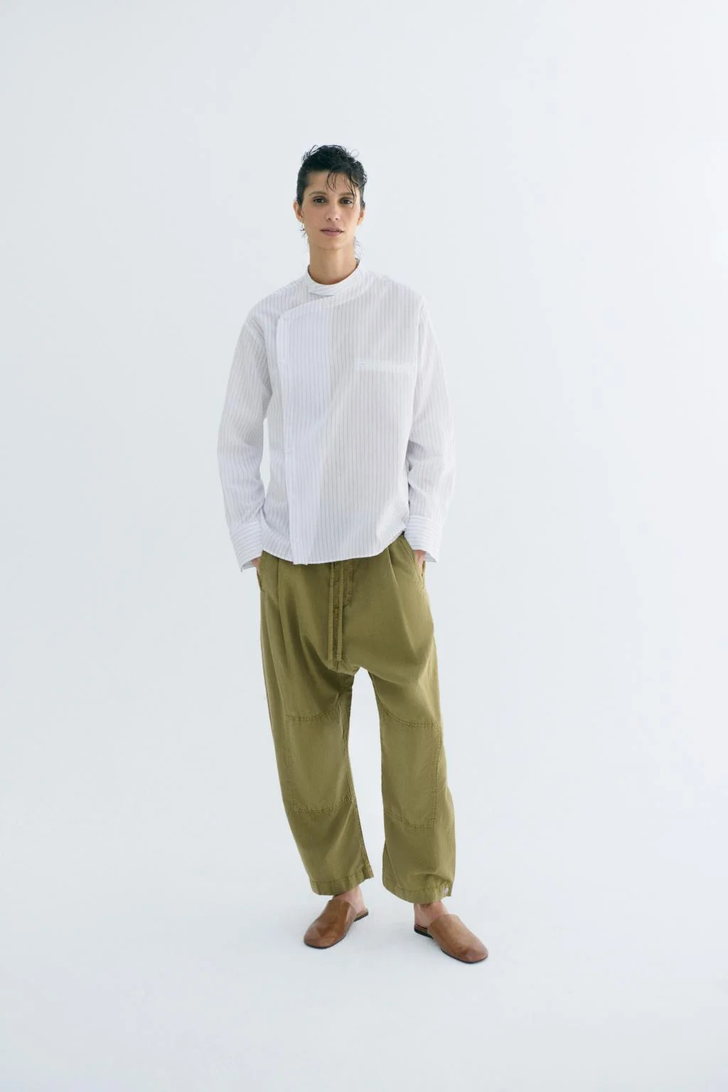 Рубашка с нагрудником ZW COLLECTION