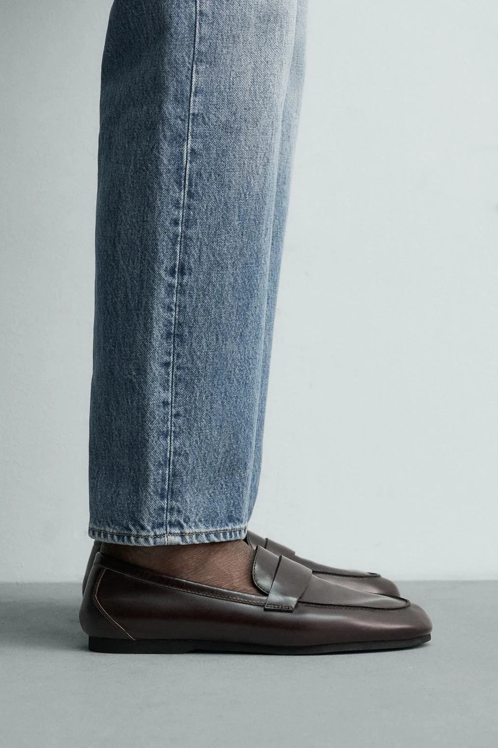 Aaron Levine x ZARA кожаные лоферы с бантом