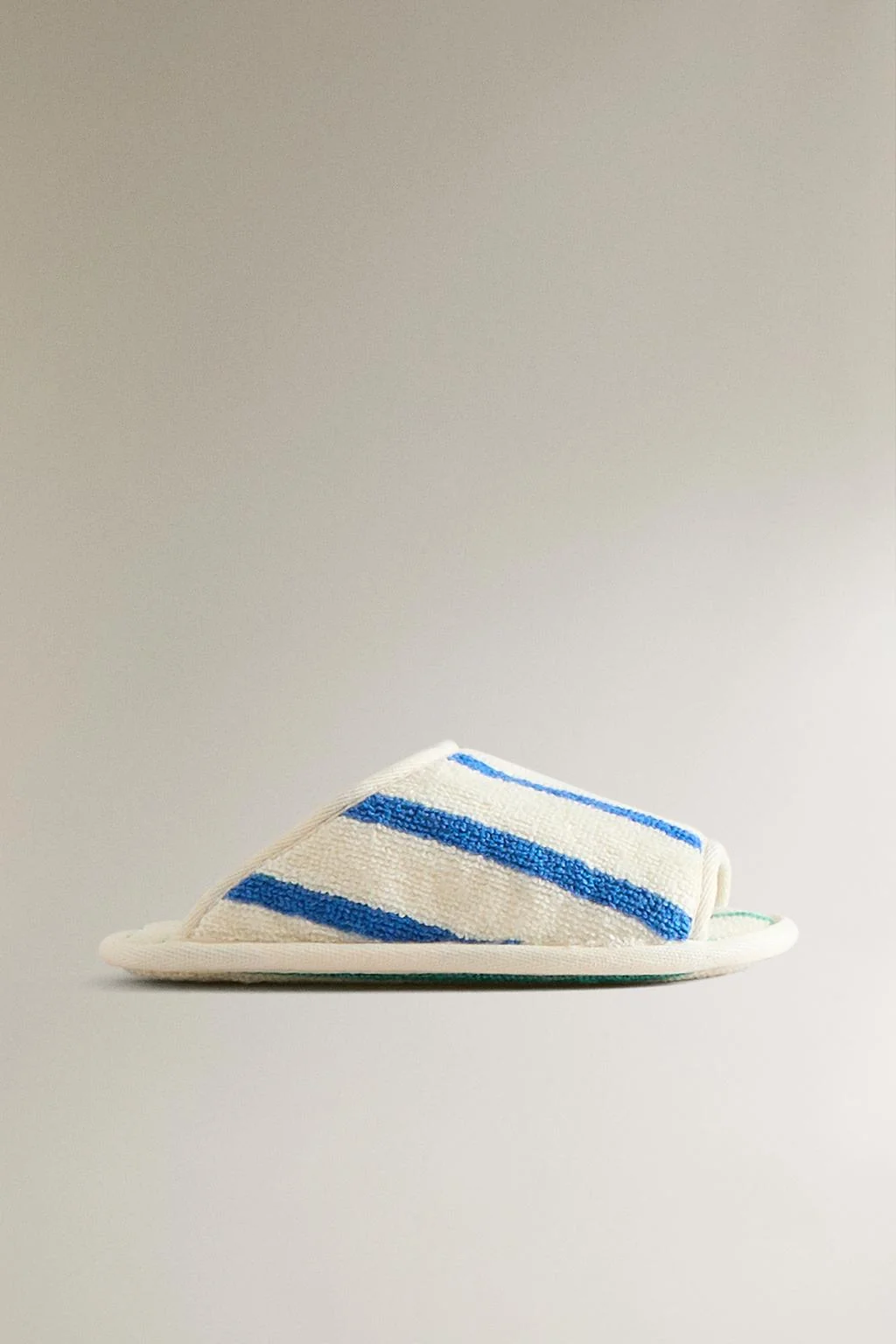 KIDS' STRIPED BATH TOWEL SLIPPERS
