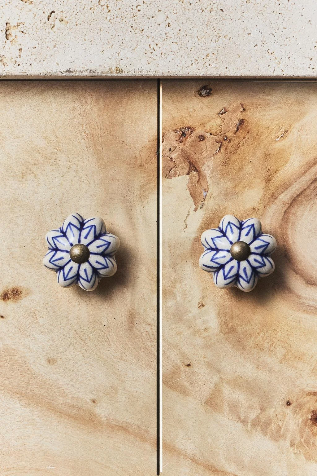 PACK OF STONEWARE DOOR KNOBS (PACK OF 2)