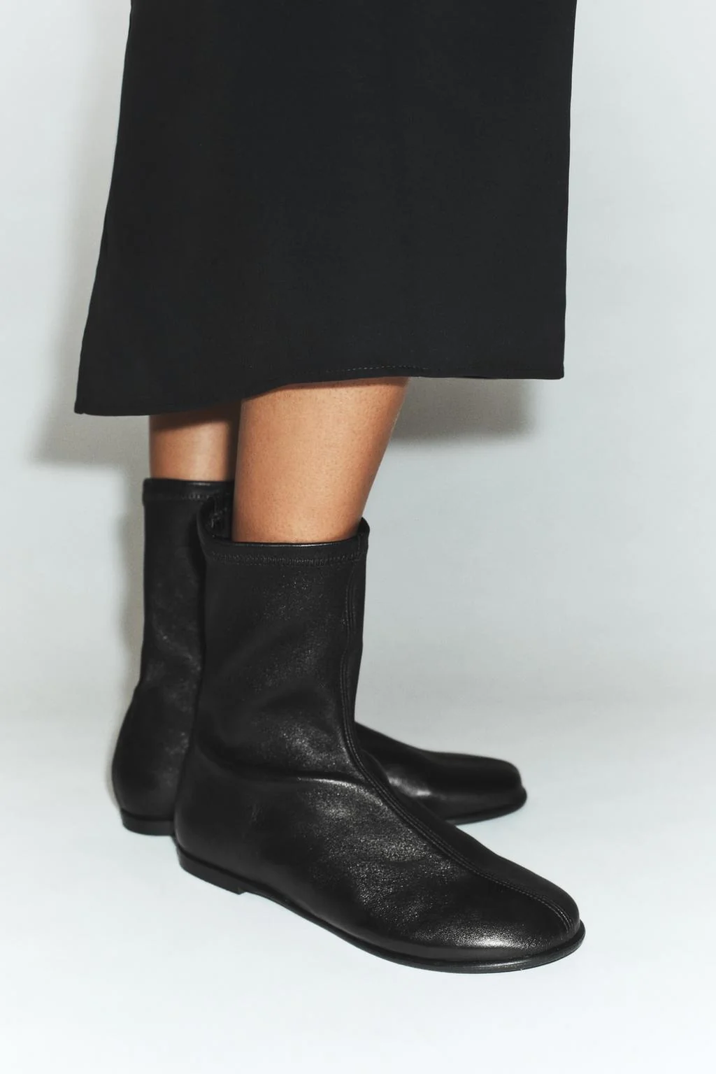 Ботинки до лодыжки из мягкой кожи