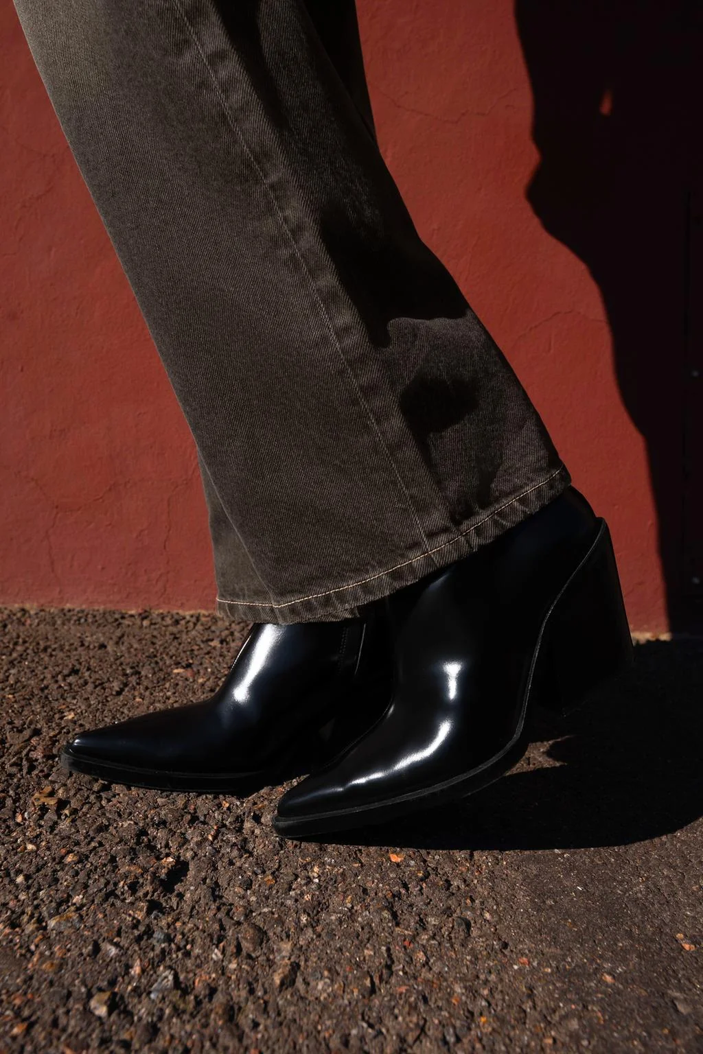 Ботинки на ковбойском каблуке