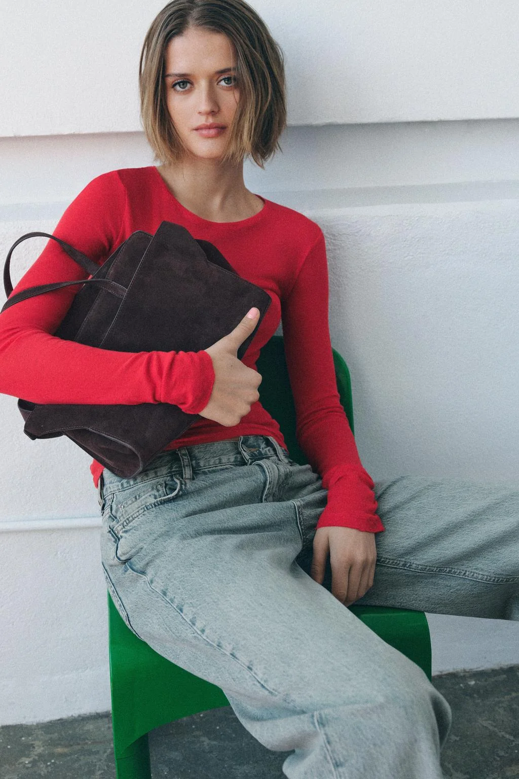 Кожаная сумка сити