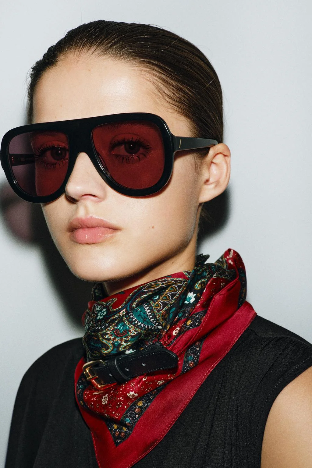 Пояс-шарф с принтом