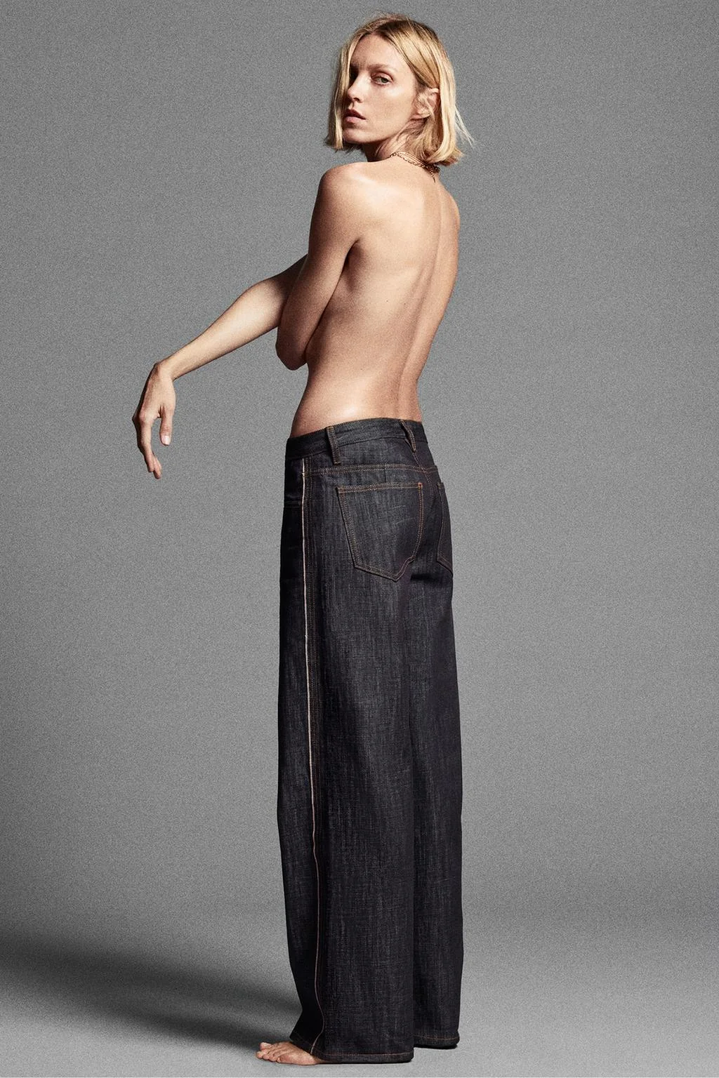 Джинсы средней посадки ZW Collection Selvedge