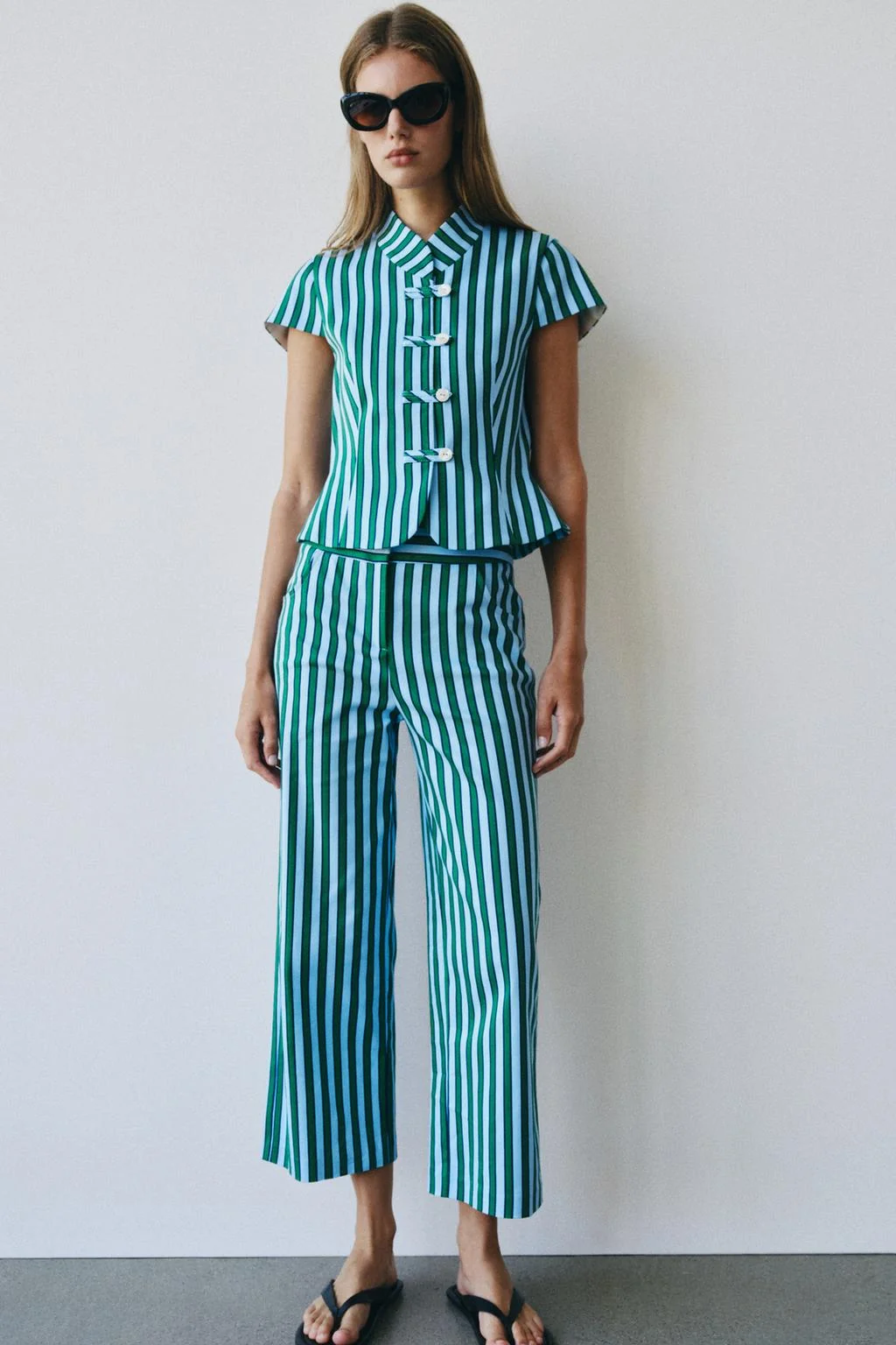 STRIPED CULOTTES