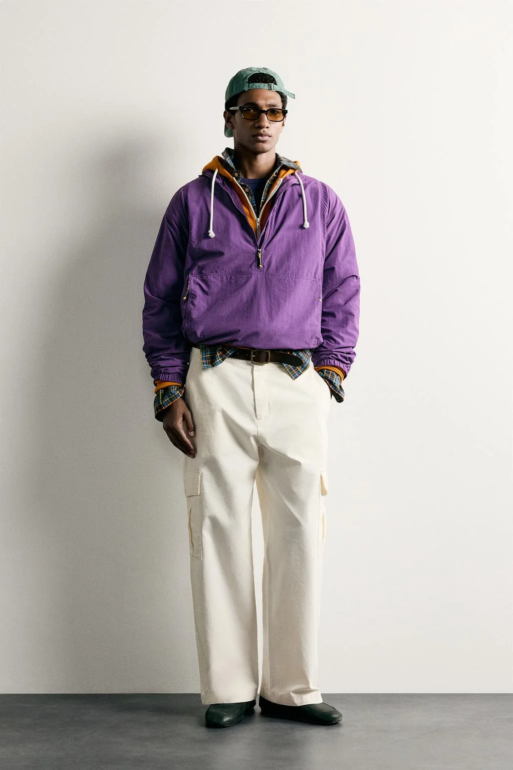 Брюки relaxed fit cargo
