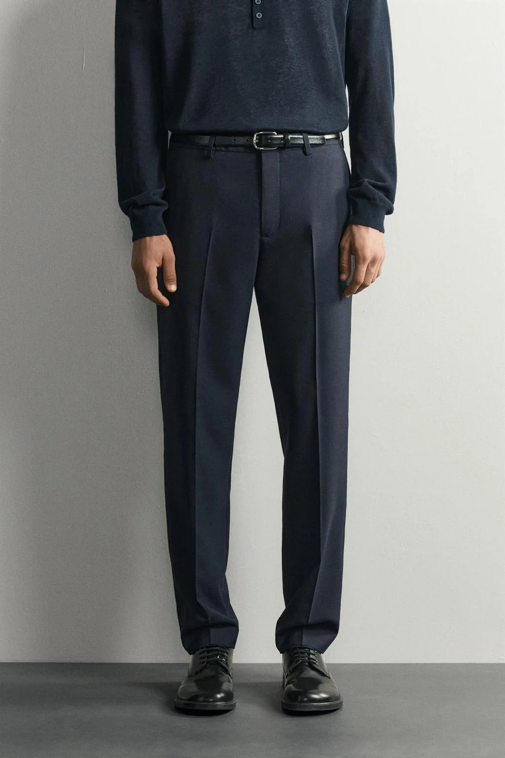 Костюмные брюки regular fit из смесовой шерсти