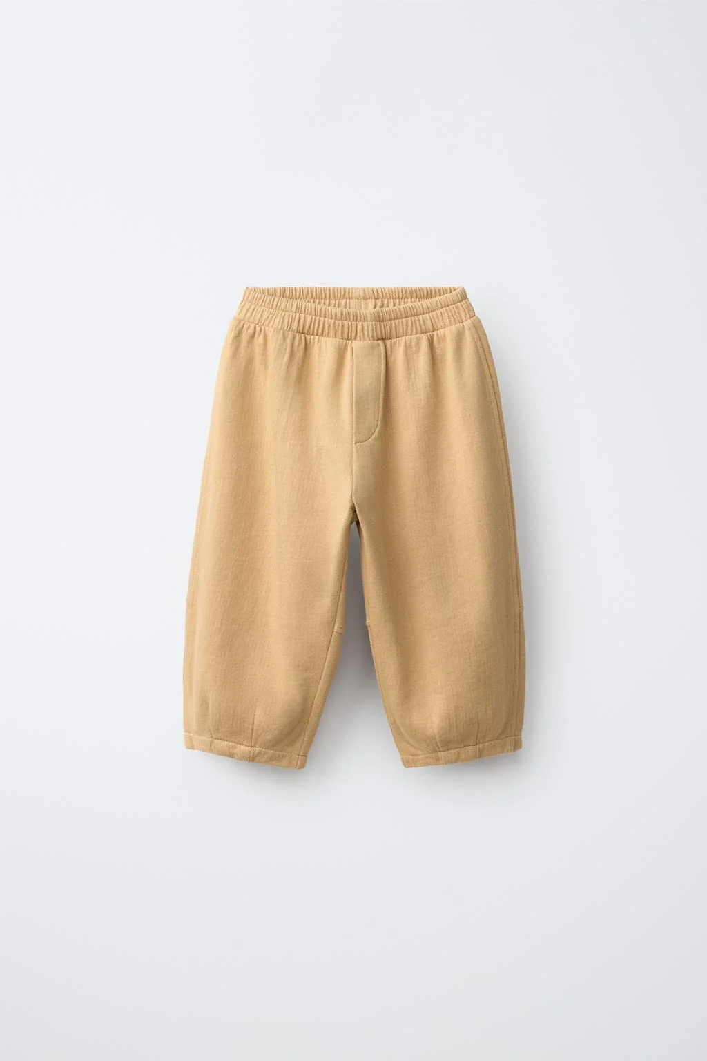 BARREL-FIT PLUSH TROUSERS