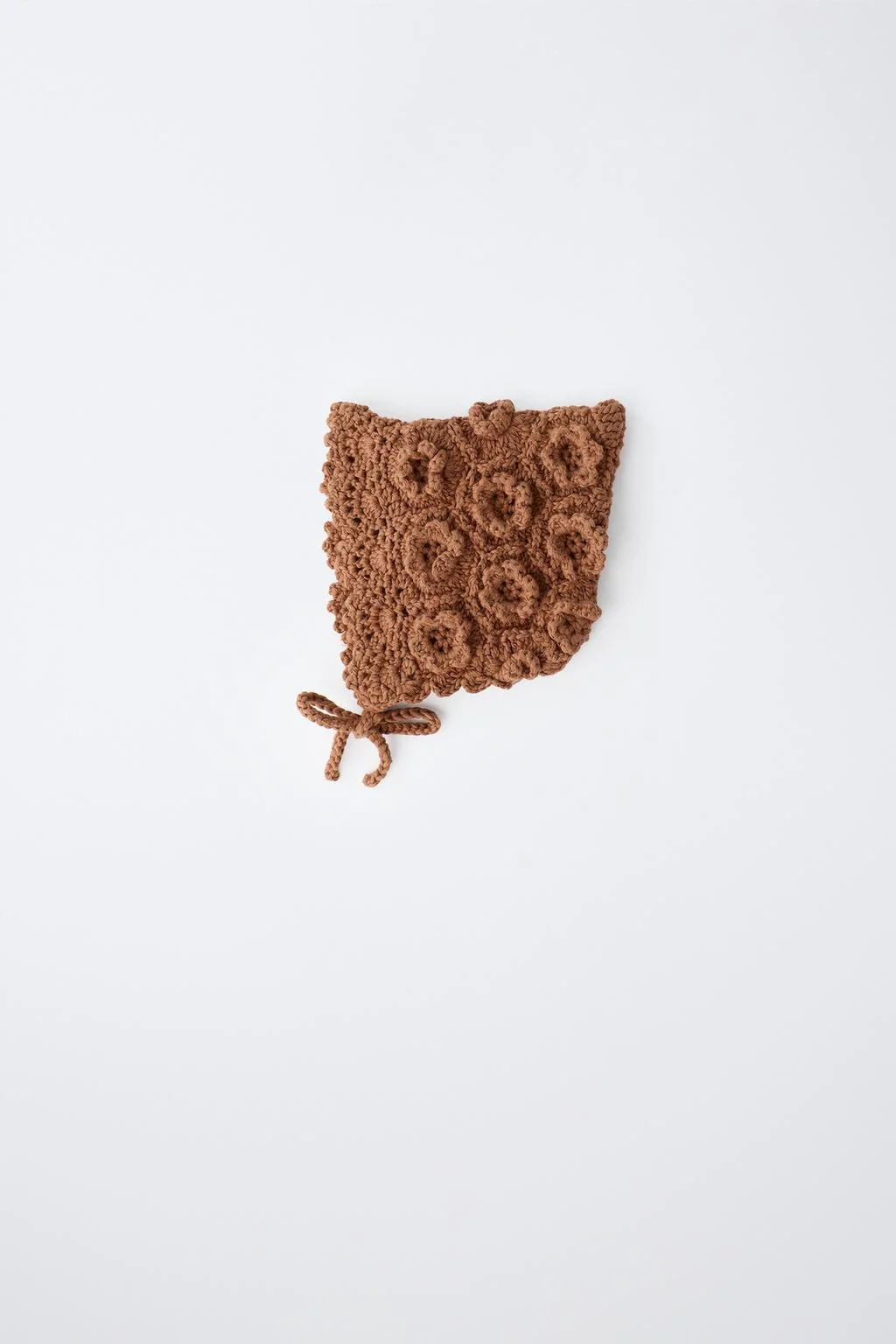 FLORAL CROCHET BONNET