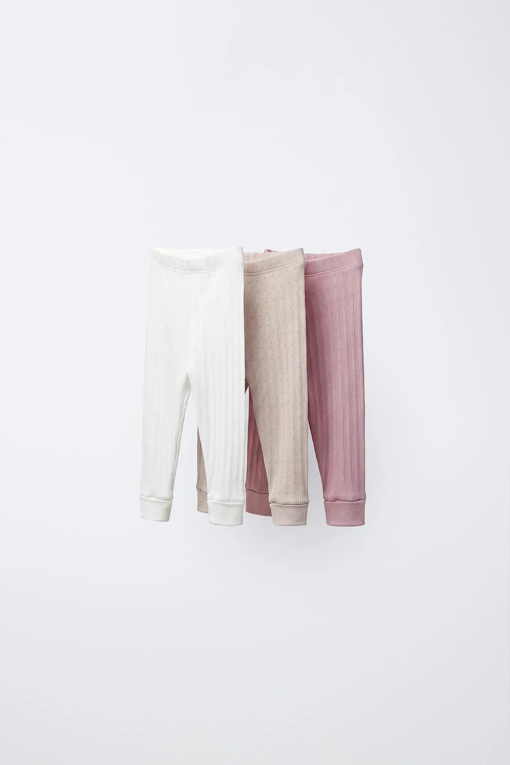 3-PACK OF POINTELLE LEGGINGS