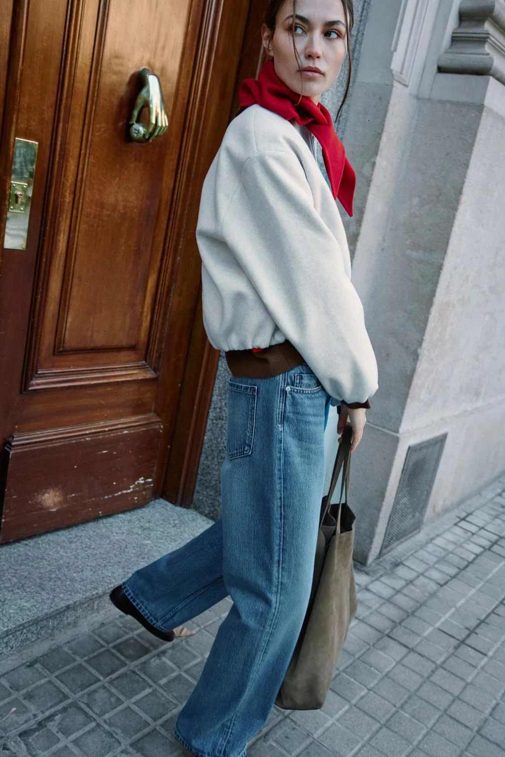 Треугольный бандан из шерсти