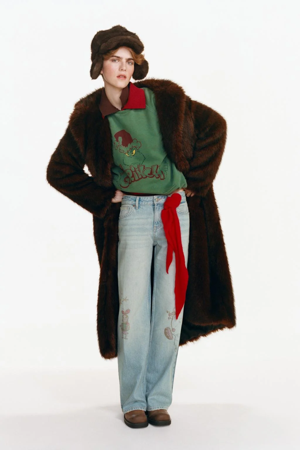 Шарф из шерсти и кашемира