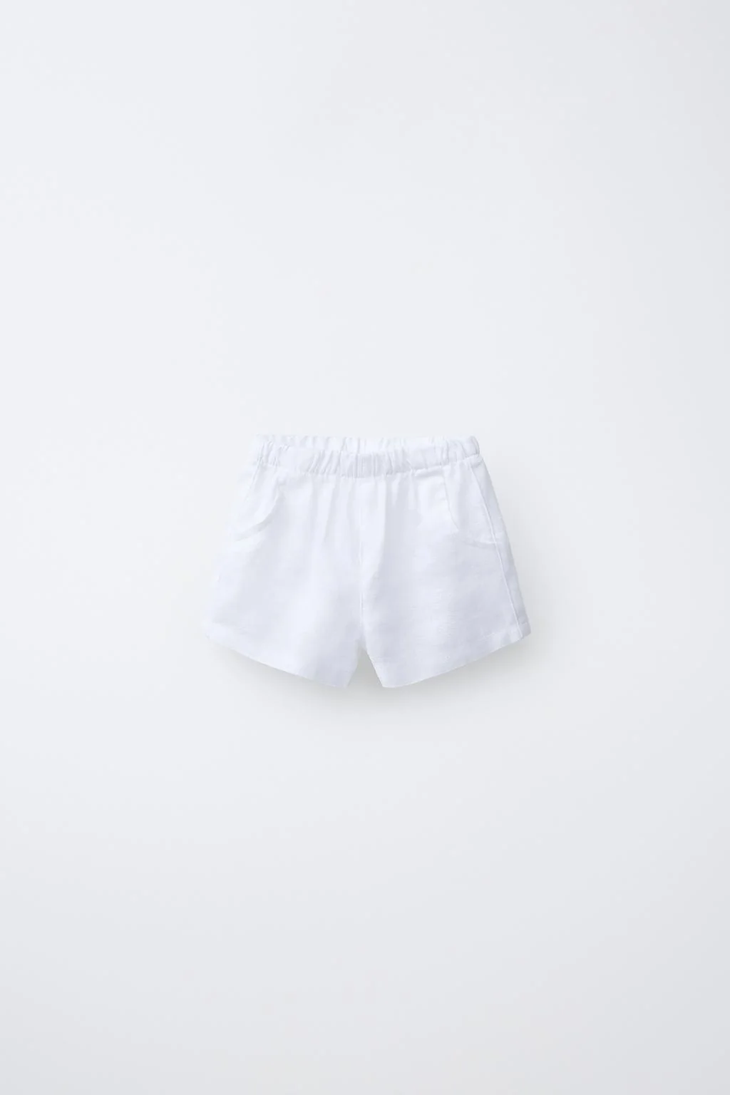 Шорты-бермуды из 100% льна